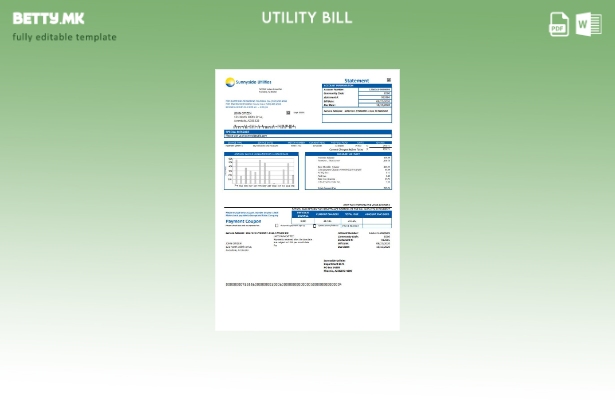 модерен стил на САД Вашингтон Саннисајд Утилитис за комунални сметки за вода